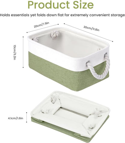 11.8x7.9x5.2 Inch Fabric Small Storage Bins - Image 4