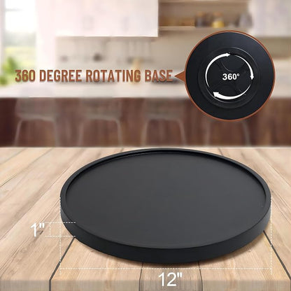 12-inch Lazy Susan Organizers, ACIAZAAZ Lazy Susan Turntable - Image 2