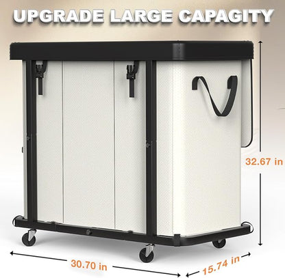 230L Large Fashion Laundry Basket - Image 6