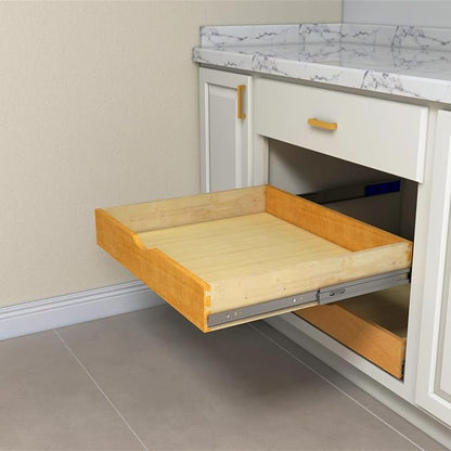 Solid Wood Pull Out Drawer 27" W × 21" D - Image 4