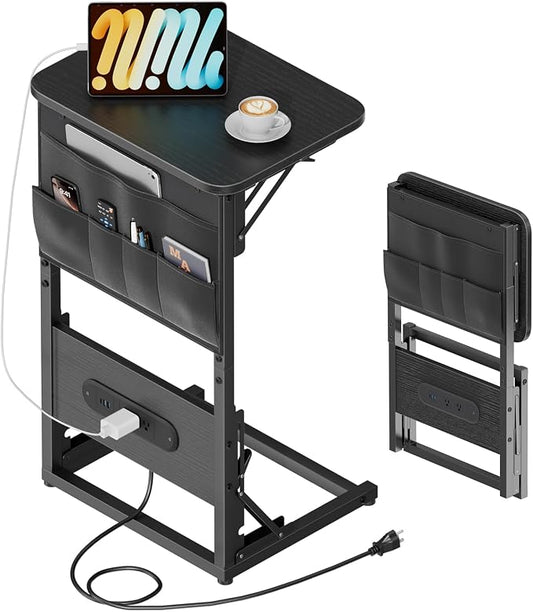 HLDIRECT C Shaped End Table by HLDIRECT