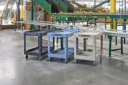 Rubbermaid Commercial Products 2-Shelf Utility/Service Cart, Lipped Shelves - Image 18
