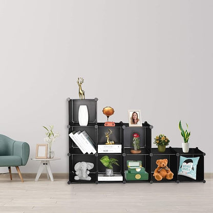 TUMUCUTE Cube Storage Organizer, 9-Cube DIY Plastic Closet Cabinet Modular - Image 7