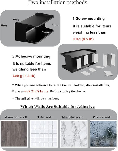 Bedside Wall Shelf Organizer Small Bedside Shelf Wall Mount - Image 6