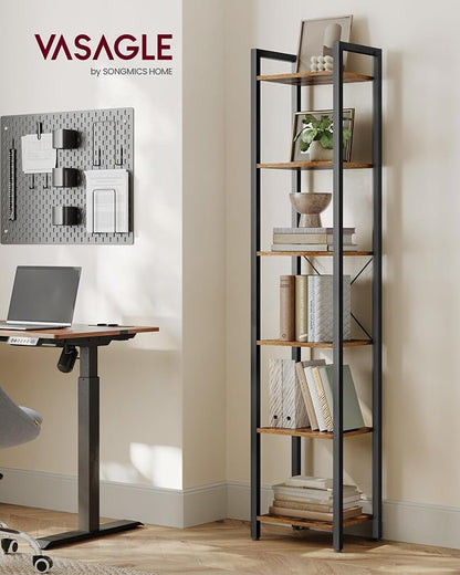 VASAGLE 6-Tier Bookshelf, Bookcase - Image 2