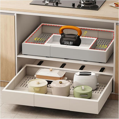 Pull out Cabinet Organizer, Width and Depth Expandable by Fokyfok