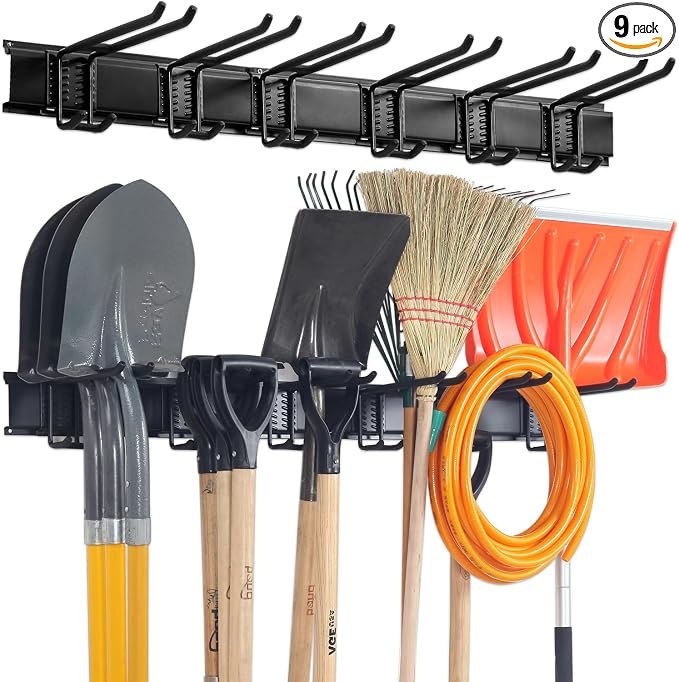 Wall Mount Tool Storage Rack, Garage Organization, Heavy Duty Garage Storage by Aking+Ace