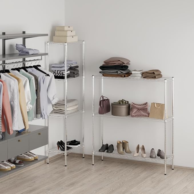 14" Deep x 48" Wide x 54" Height Wire Shelving Kit | 3-Tier | NSF Commercial - Image 6