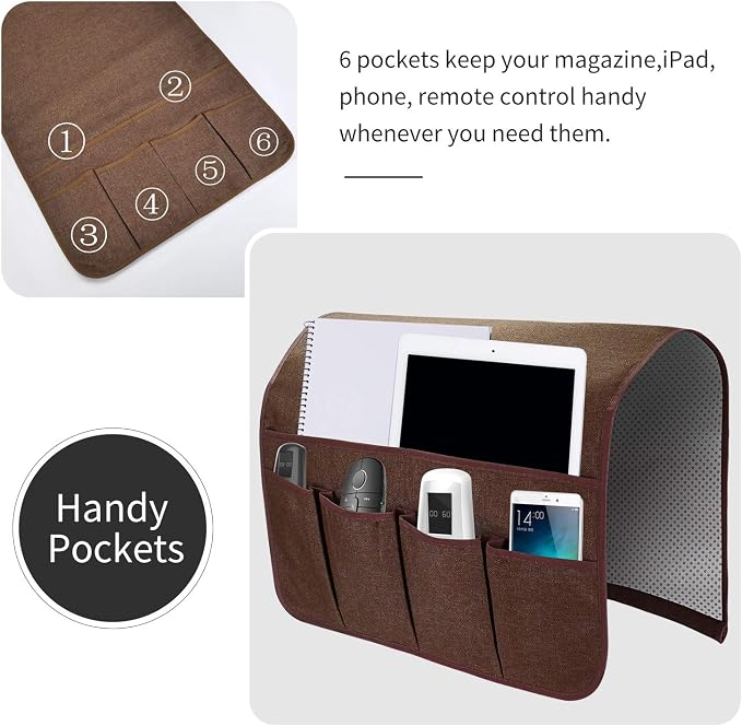 Sofa Armrest Organizer, Remote Control Holder - Image 4