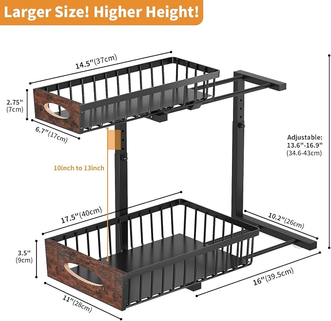 2-Tier Under Sink Organizer - Image 9
