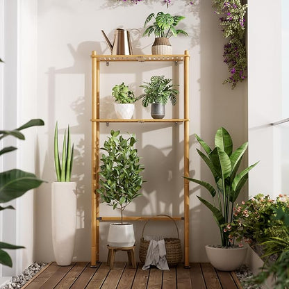AmazerBath Bamboo Over The Toilet Storage Shelf, 2-Tier Over Toilet Organizer - Image 8