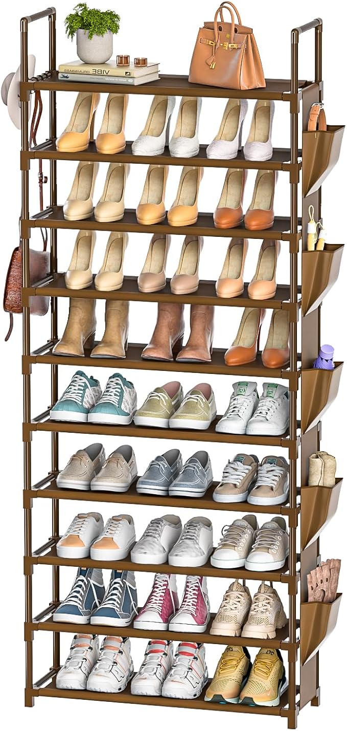 LUKYTOWER Tall Shoe Rack by LUKYTOWER