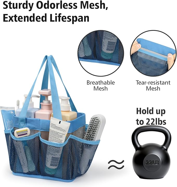 F-color Mesh Shower Caddy Portable - Image 5