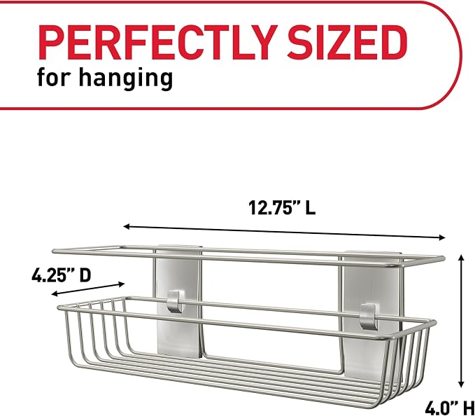 Command Shower Caddy with Water Resistant Strips, Organize Your Bathroom - Image 2