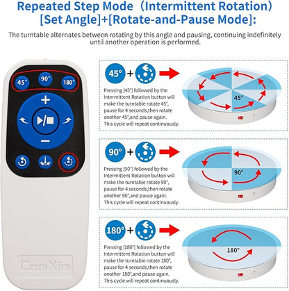 Remote Motorized Electric Turntable Rotating Display Stand Spinning Rotating - Image 6