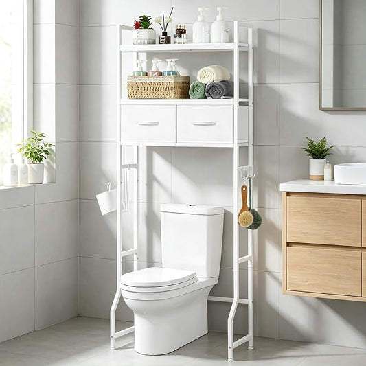 YBING Over The Toilet Storage Cabinet, Over Toilet Bathroom Organizer by YBING
