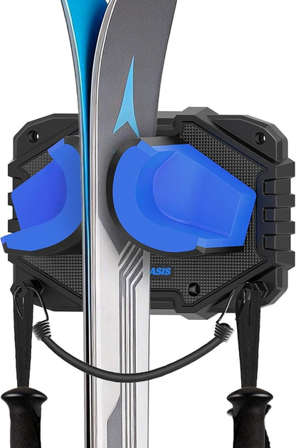 Ski & Snowboard Wall Mount, Fits Most Skis & Snowboards, Anti-Scratch & Non-Slip by WARMOASIS