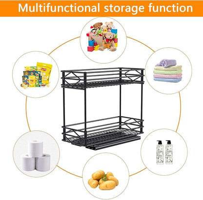 Pull Out Medicine Organizer, Slide Out Storage Drawers, Spice Rack Organizer - Image 3