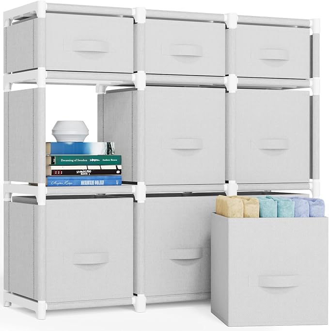 Mavivegue 9 Cube Storage Organizer, Closet Organizer by Mavivegue