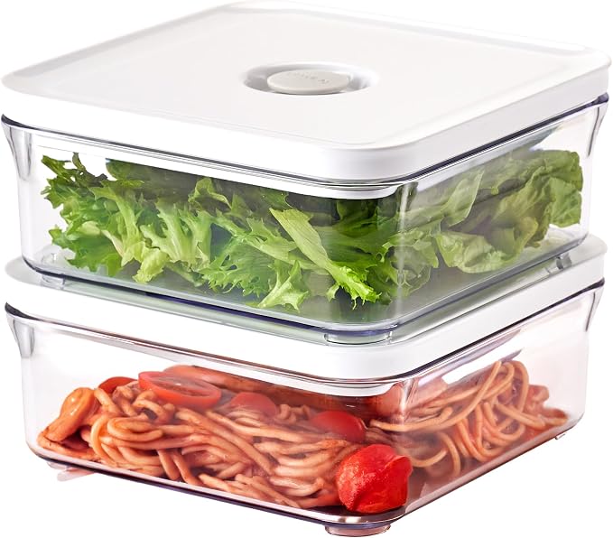 VAKUEN Premium Airtight Food Storage Containers, Mini Square 2pc/set, Smart - Image 8