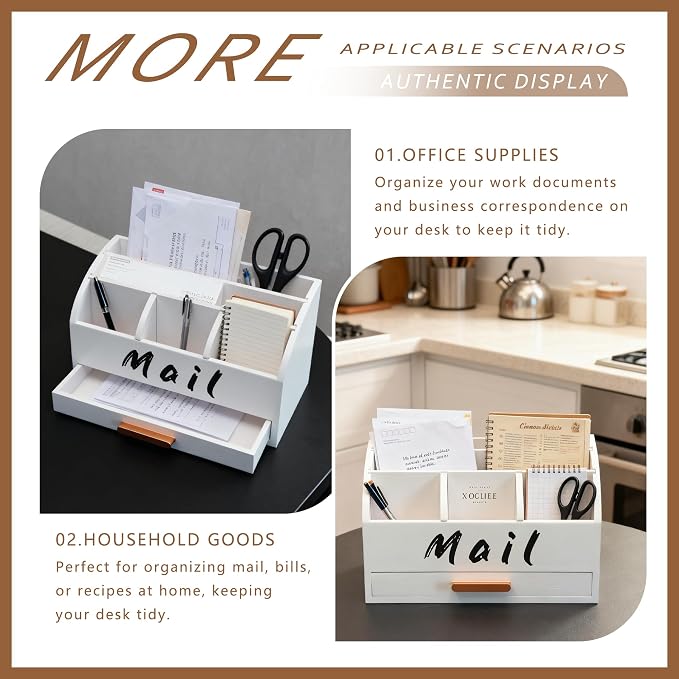 goprety Mail Organizer for Desk - Image 3