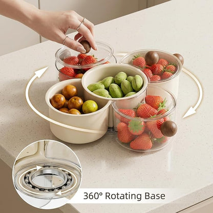 Snack Spinner - Rotating Divided Serving Tray - Image 4