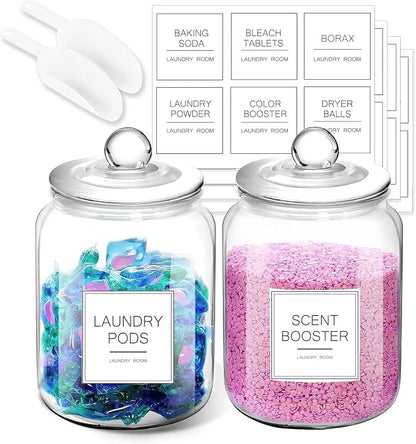 Laundry Pods Glass Jars by FyndraX