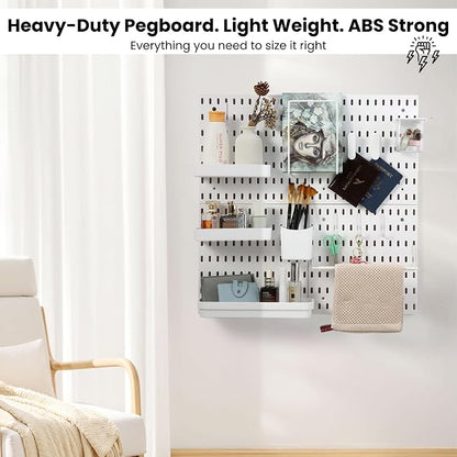 Peg board Set - 17 pcs Pegboard Kit, Includes 4 Pegboards - Image 3