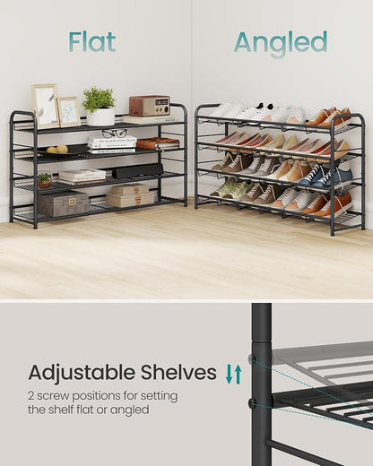 SONGMICS Shoe Rack, 4 Tier Shoe Organizer - Image 3