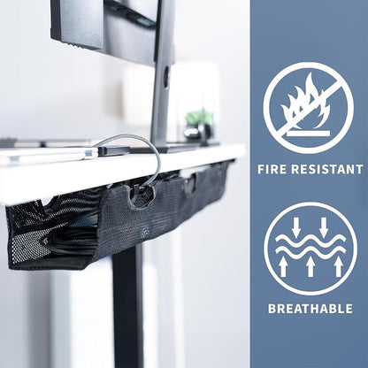 VIVO Under Desk 36 inch Mesh Net Cable Management - Image 8