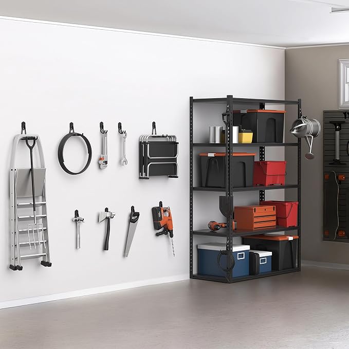 WALMANN 12 PCS Garage Storage Hooks, Wall Mount Utility Hooks - Image 9