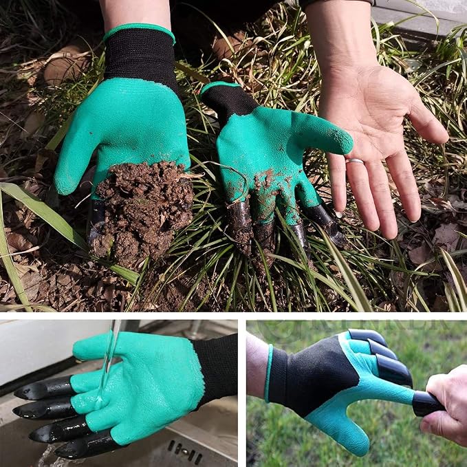 DCCPAA Garden Gloves with Claws, Claw Gardening Gloves - Image 4