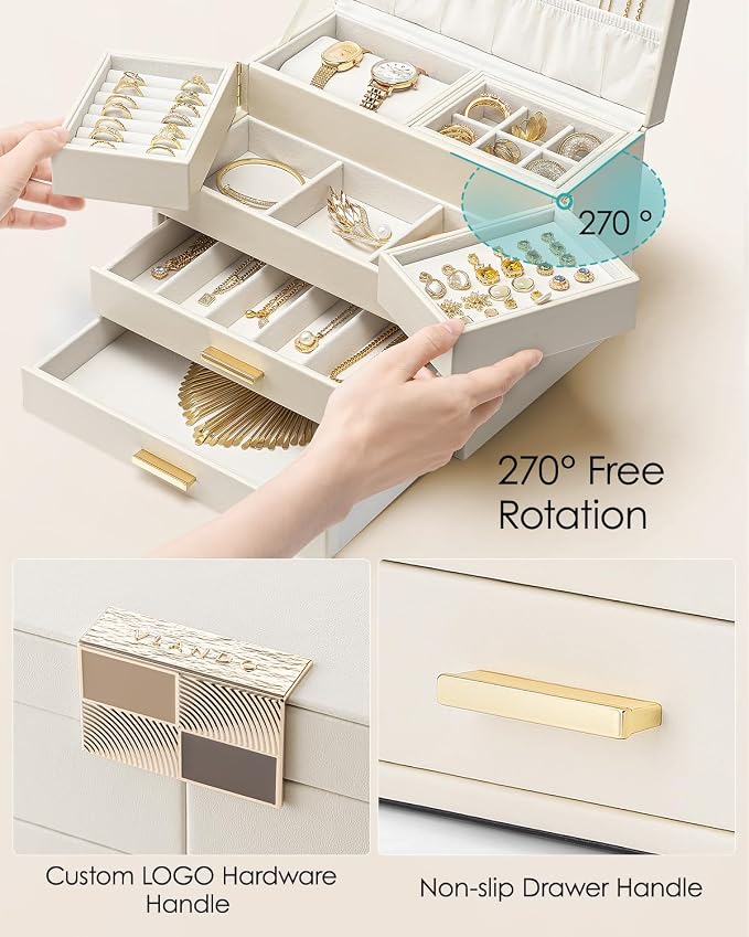 Vlando 4 Layers Jewelry Box - Image 4