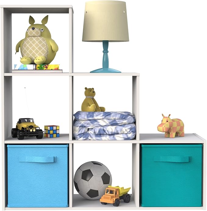 ClosetMaid Cubeicals 3-2-1 Cube Storage Shelf Organizer Bookshelf, 3 Tier - Image 7
