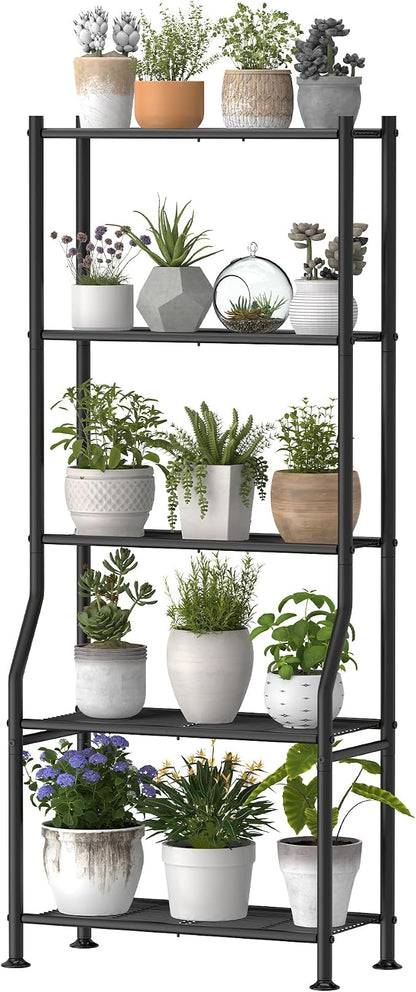 Livilord 5-Tier Plant Stand Indoor Outdoor, Waterproof Corner Garden Rack by LivilordBrand