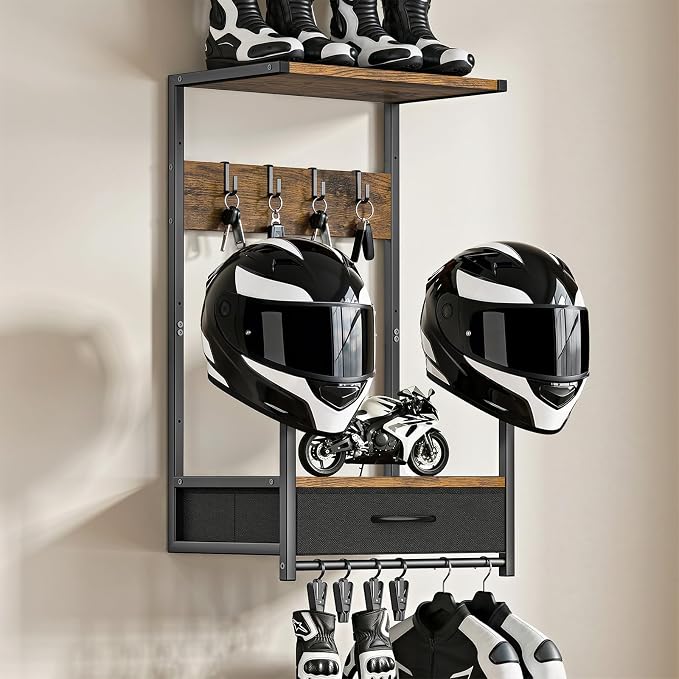 Housolution Motorcycle Helmet Wall Mount by Housolution