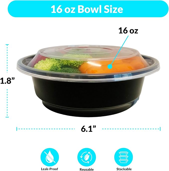 Reli. Meal Prep Bowls w/Lids - Image 3