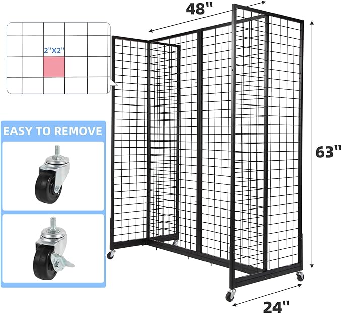 Grid Gondola Unit, Gridwall Display Stand - Image 3