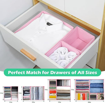 Drawer Clothing Organizer 16-Pack, Fabric Folding Wardrobe Organizer - Image 4