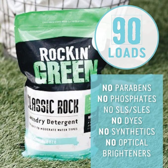 Rockin' Green Classic Rock Laundry Detergent, Plant based, All Natural Laundry - Image 8