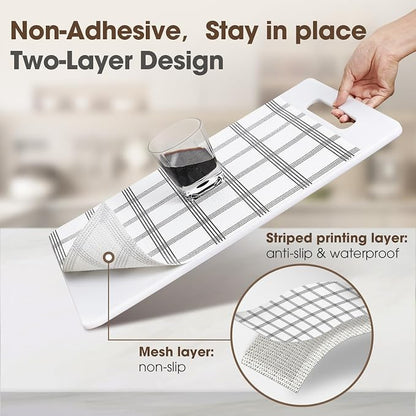 Drawer and Shelf Liner, Non-Slip Kitchen Cabinet Liners Non-Adhesive Thick - Image 2