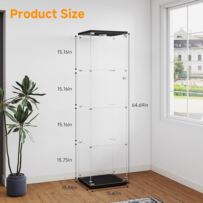Tempered Glass Display Cabinet - Image 2