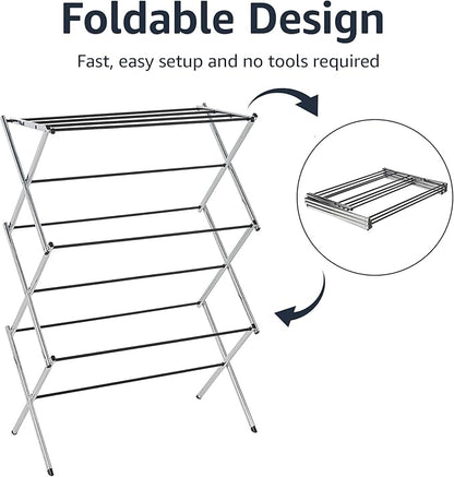 Amazon Basics Foldable Portable Laundry Drying Rack - Image 4