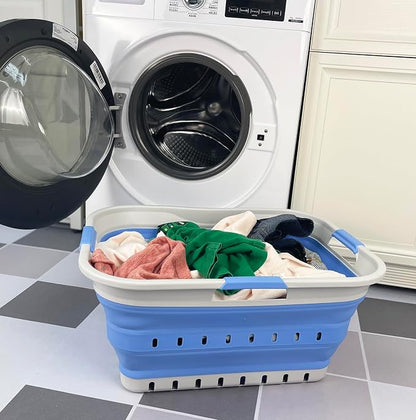 SAMMART 42L Collapsible Plastic Laundry Basket - Image 5