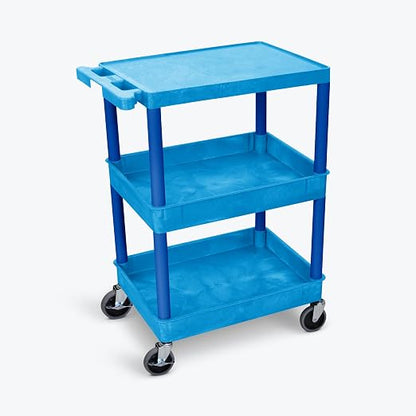 FSE 373-BUSTC211BU Flat Top and Tub Middle/Bottom Shelf Cart by FoodServiceEssentials