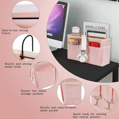 Bedside Caddy Bedside Storage Organizer Hanging Bunk Bed Dorm Room - Image 6