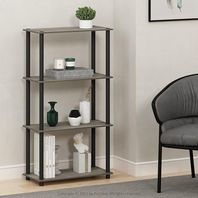 Furinno Turn-N-Tube 4-Tier Multipurpose Shelf Display Rack - Image 2
