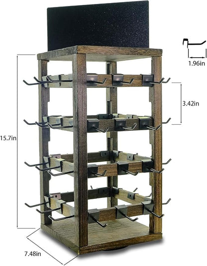 Wooden rotating Jewelry Display Stand - Image 6