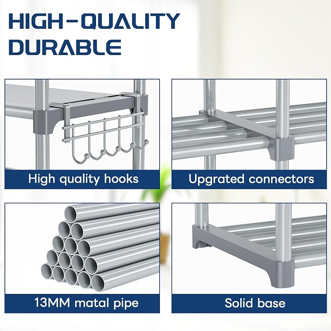 Mavivegue 9 Tiers Tall Shoe Organizer - Image 6