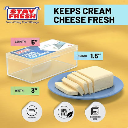 Stay Fresh Cream Cheese Container - Image 2